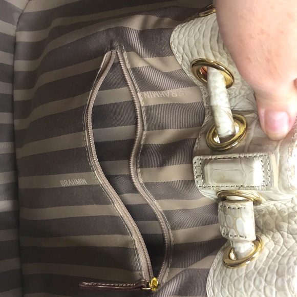 *NWOT* Brahmin shoulder bag Amy Latte Buena Vista 🤩 GREAT MOTHER’S DAY GIFT 🤩 - Picture 7 of 16